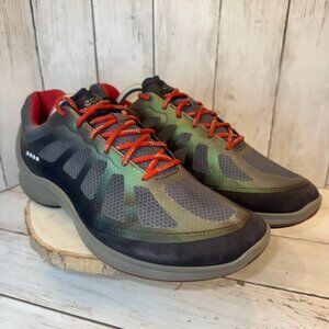 Ecco Biom Fjuel Racer Running Shoe Men’s EU 44 US 11 Gray Red Metalic